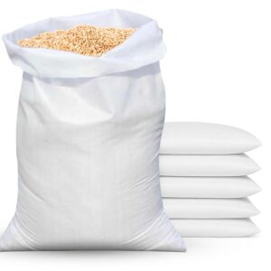 polypropylene empty hdpe bag, bori, bora for multipurpose packing ideal for home shifting, storage, and transport white