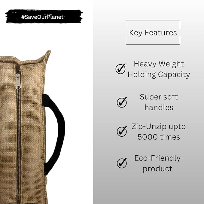 eco friendly jute fabric unique printed bag ideal for tiffin grocery fruitsvegetable with hard grip handle big reusable heavy quality bag zipper for men women eco friendly jute fabric unique printed bag ideal for tiffin grocery fruitsvegetable with hard grip handle big reusable heavy quality bag zipper for men women