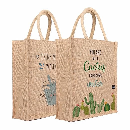 friendly printed jute hand bag reusable tiffin shopping grocery multipurpose hand bag for men and women with zipper friendly printed jute hand bag reusable tiffin shopping grocery multipurpose hand bag for men and women with zipper