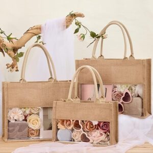 jute tote bag monogrammed burlap tote bag for women