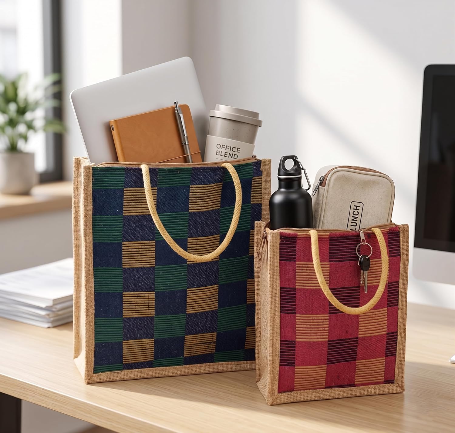 jute bags shopping bag eco friendly recyclable grocery bags set of 4 multipurpose jute bags in different sizes jute bags shopping bag eco friendly recyclable grocery bags set of 4 multipurpose jute bags in different sizes