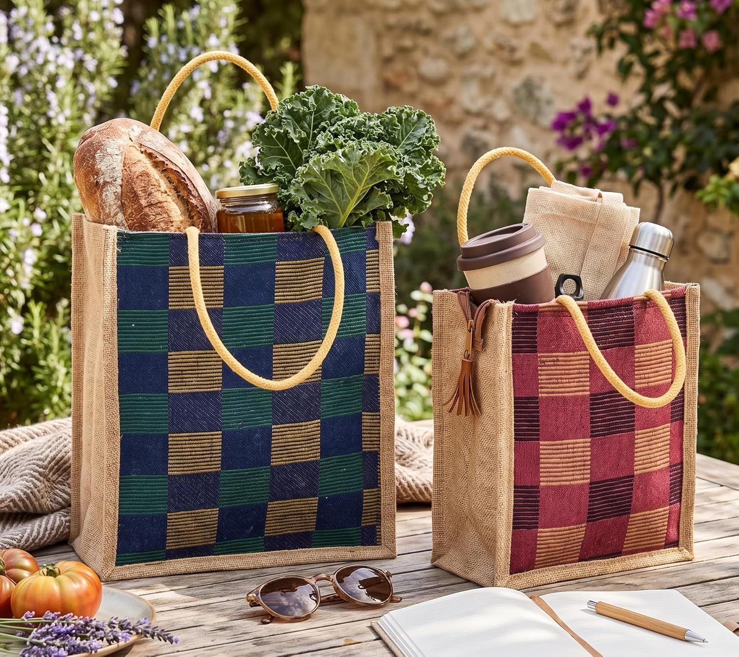 jute bags shopping bag eco friendly recyclable grocery bags set of 4 multipurpose jute bags in different sizes jute bags shopping bag eco friendly recyclable grocery bags set of 4 multipurpose jute bags in different sizes