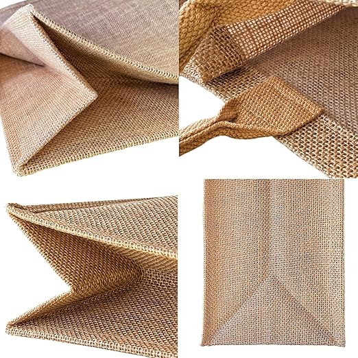 5 pcs jute handbag burlap tote bags travel holiday wedding bridesmaids welcome bags party holiday women's gifts handmade linen diy reusable beach sundries storage bag 15.2 x 12.2 x 6 inch 5 pcs jute handbag burlap tote bags travel holiday wedding bridesmaids welcome bags party holiday women's gifts handmade linen diy reusable beach sundries storage bag 15.2 x 12.2 x 6 inch